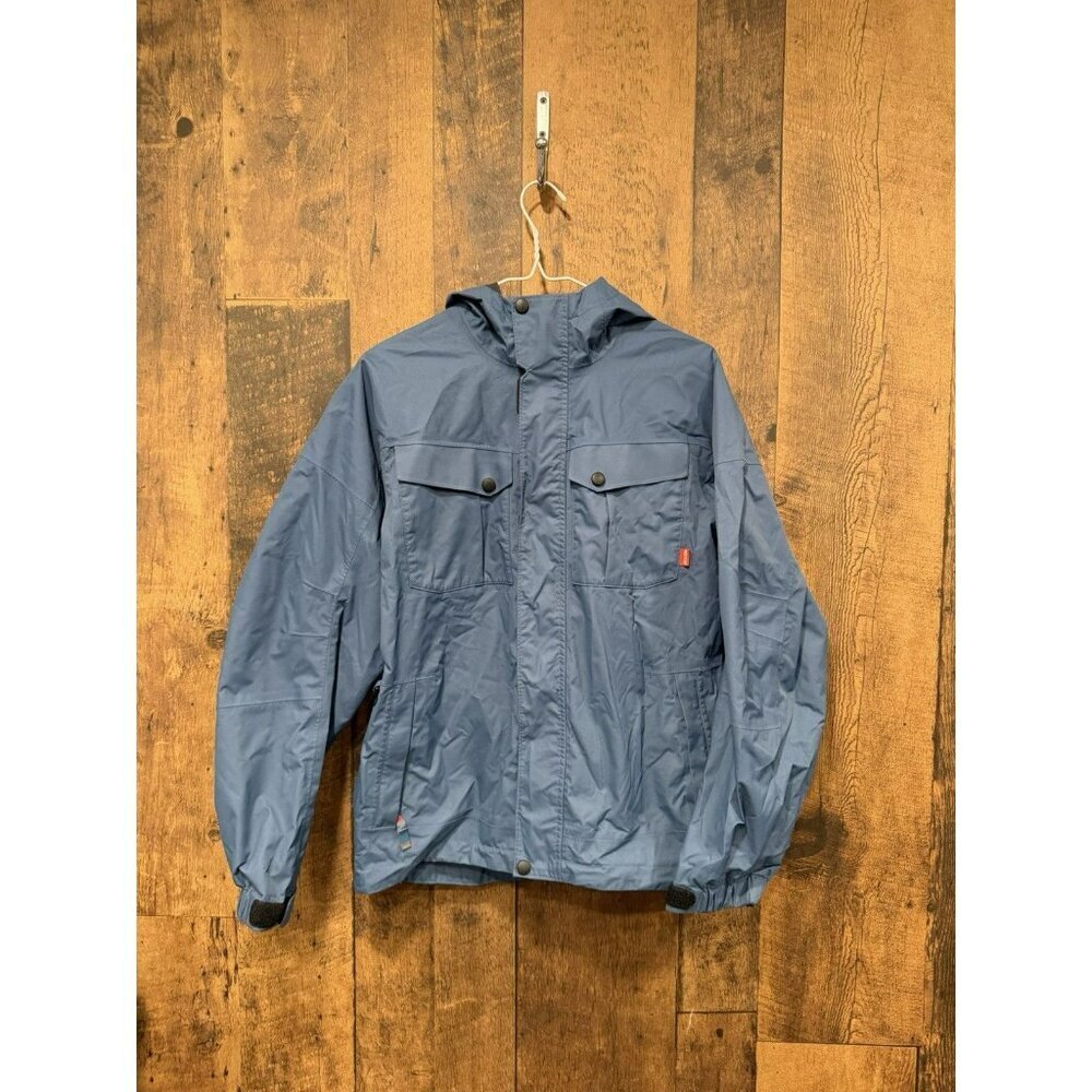 MEC Boys Watershed Jacket With Recco Blue Size 14 EUC